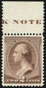 Sale 997, Lot 5637, 1881-87 American Bank Note Co. Issues (Scott 205-218)