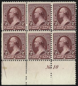 Sale 997, Lot 5651, 1890-93 Issue (Scott 219-229)