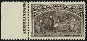 Sale 997, Lot 5679, 1893 Columbian Issue (1c thru 8c, Scott 230-236)