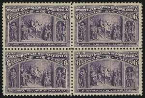Sale 997, Lot 5680, 1893 Columbian Issue (1c thru 8c, Scott 230-236)