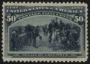 Sale 997, Lot 5692, 1893 Columbian Issue (10c thru $1.00, Scott 237-241)