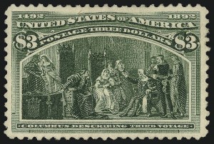 Sale 997, Lot 5711, 1893 Columbian Issue ($2.00 thru $5.00, Scott 242-245)