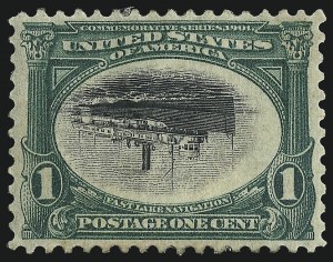 Sale 997, Lot 5824, 1901 Pan-American Issue Inverts (Scott 294a, 295a, 296a)