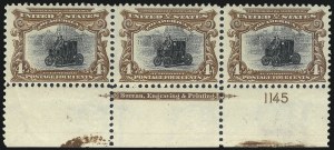Sale 997, Lot 5833, 1901 Pan-American Issue Inverts (Scott 294-299)