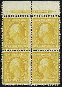 Sale 997, Lot 5881, 1908-10 Washington-Franklin Issues (Scott 331-356)