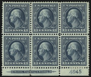 Sale 997, Lot 5882, 1908-10 Washington-Franklin Issues (Scott 331-356)