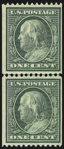 Sale 997, Lot 5891, 1908-10 Washington-Franklin Issues (Scott 331-356)
