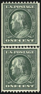Sale 997, Lot 5892, 1908-10 Washington-Franklin Issues (Scott 331-356)