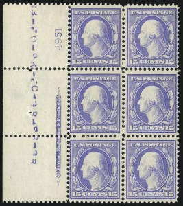 Sale 997, Lot 5941, 1910-13 Washington-Franklin Issue (Scott 369-396)