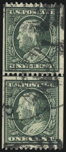 Sale 997, Lot 5943, 1910-13 Washington-Franklin Issue (Scott 369-396)