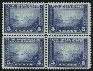 Sale 997, Lot 5961, 1913-15 Panama-Pacific Issue (Scott 397-404)