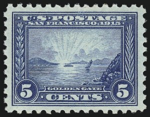 Sale 997, Lot 5974, 1913-15 Panama-Pacific Issue (Scott 397-404)