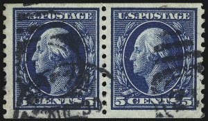Sale 997, Lot 6005, 1913-15 Washington-Franklin Issues (Scott 424-460)