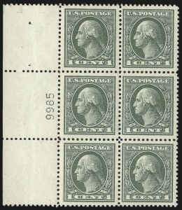 Sale 997, Lot 6073, 1918-20 Offset Printing Issues (Scott 525-536)