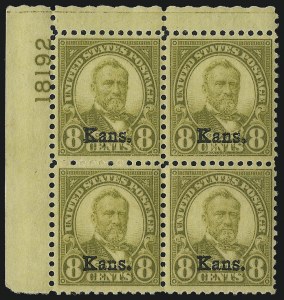 Sale 997, Lot 6122, 1922-29 and Later Issues (Scott 574 onwards)