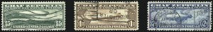 Sale 997, Lot 6175, Air Post Graf Zeppelin Issue (Scott C13-C15)