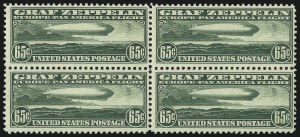 Sale 997, Lot 6180, Air Post Graf Zeppelin Issue (Scott C13-C15)