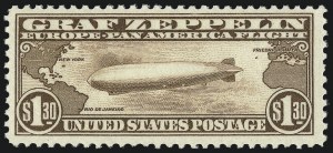 Sale 997, Lot 6183, Air Post Graf Zeppelin Issue (Scott C13-C15)