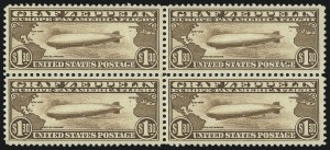Sale 997, Lot 6184, Air Post Graf Zeppelin Issue (Scott C13-C15)