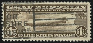 Sale Number 997, Lot Number 6185, Air Post Graf Zeppelin Issue (Scott C13-C15)