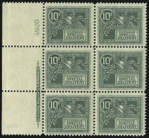 Sale 997, Lot 6206, Special Delivery, Registration (E, F)