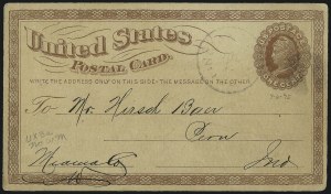 Sale 997, Lot 6372, The Falberg Collection of Postal Cards (UX1-UX9)