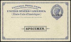 Sale 997, Lot 6375, The Falberg Collection of Postal Cards (UX1-UX9)