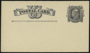 Sale 997, Lot 6376, The Falberg Collection of Postal Cards (UX1-UX9)