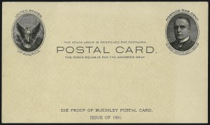 Sale 997, Lot 6402, The Falberg Collection of Postal Cards (UX17 Full Face McKinley)