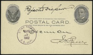 Sale 997, Lot 6404, The Falberg Collection of Postal Cards (UX17 Full Face McKinley)