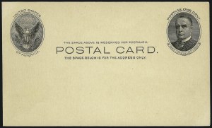 Sale 997, Lot 6410, The Falberg Collection of Postal Cards (UX17 Full Face McKinley)