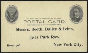 Sale 997, Lot 6411, The Falberg Collection of Postal Cards (UX17 Full Face McKinley)