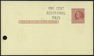 Sale 997, Lot 6466, The Falberg Collection of Postal Cards (UX41-UX48)