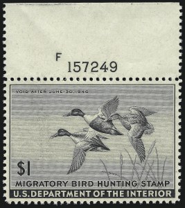 Sale Number 997, Lot Number 6640, Hunting Permits (RW)