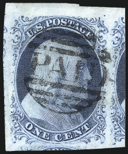 Sale 998, Lot 10, Plate One Early - Type II Gem Examples