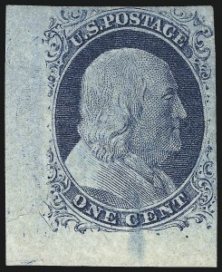 Sale 998, Lot 105, Plate One Late Inverted Transfers