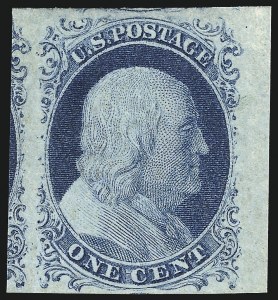 Sale 998, Lot 113, Plate One Late Unused