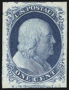 Sale 998, Lot 116, Plate One Late Unused