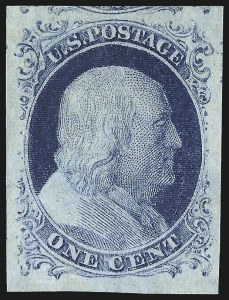 Sale 998, Lot 118, Plate One Late Unused