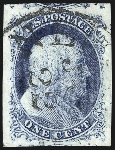 Sale 998, Lot 125, Plate One Late Scarce Recut Varieties