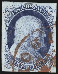 Sale 998, Lot 127, Plate One Late Scarce Recut Varieties