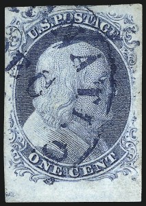 Sale 998, Lot 157, Plate One Late Gem Examples
