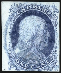 Sale 998, Lot 18, Plate One Early - Type II Gem Examples