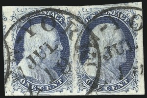 Sale 998, Lot 207, Plate One Late Gem Pairs