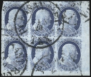 Sale 998, Lot 227, Plate One Late Blocks