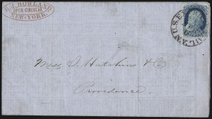 Sale 998, Lot 248, Plate One Late On Cover