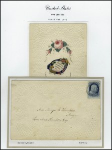 Sale 998, Lot 253, Plate One Late On Cover