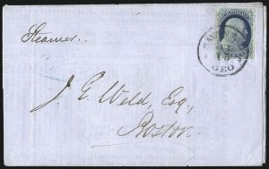 Sale 998, Lot 260, Plate One Late On Cover