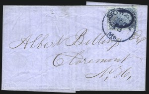 Sale 998, Lot 268, Plate One Late On Cover