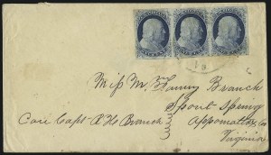 Sale 998, Lot 279, Plate One Late On Cover